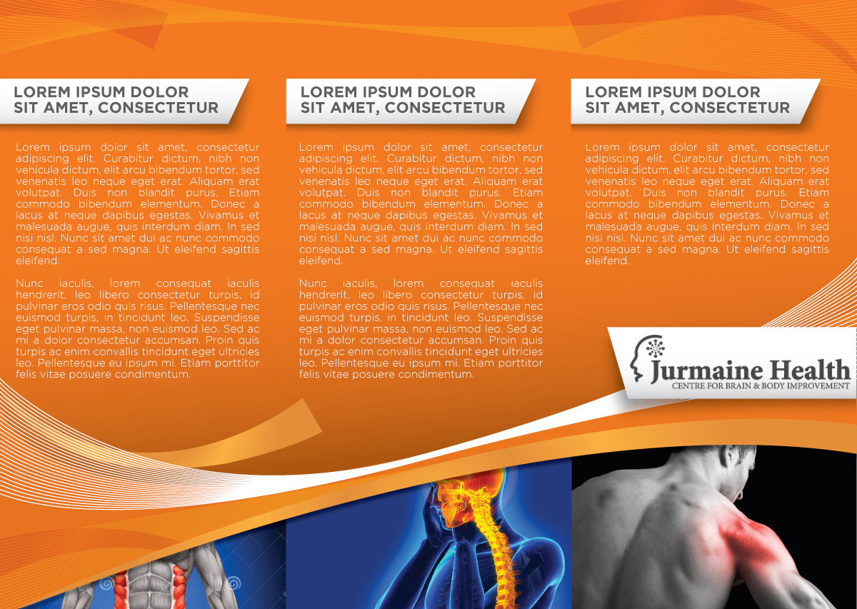 Brochure Design by JCR for Jurmaine Health | Design #2630442