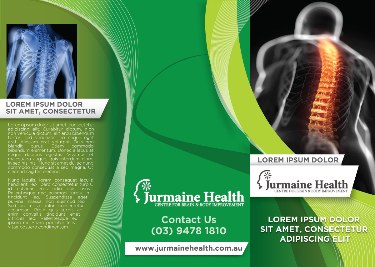 Brochure Design by JCR for Jurmaine Health | Design #2657221
