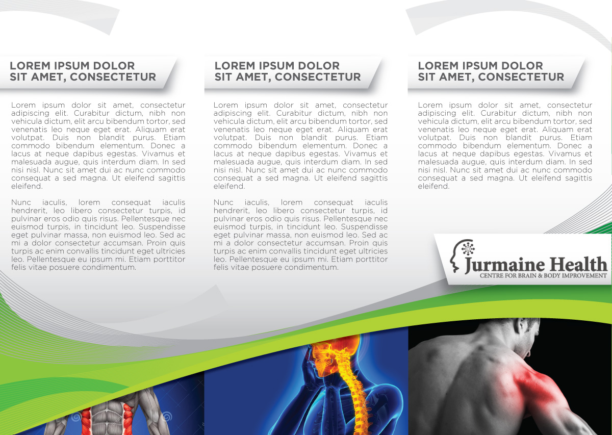 Brochure Design by JCR for Jurmaine Health | Design #2657223