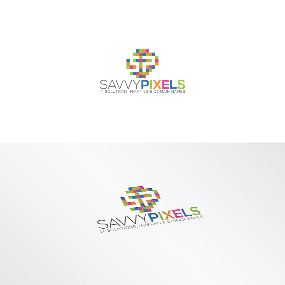 Logo Design by 3Guys for Savvy Pixels | Design #16050786