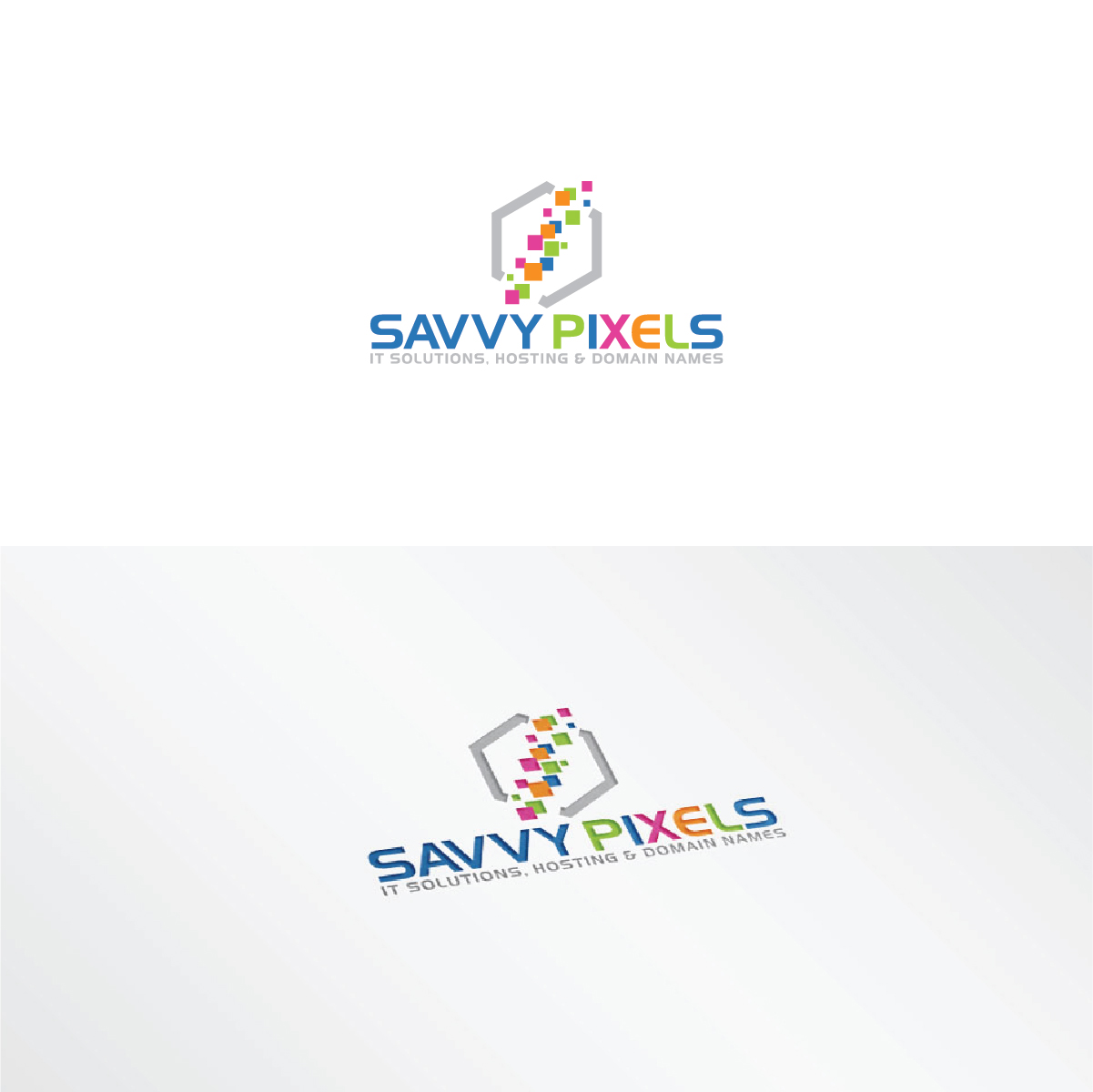 Logo Design by 3Guys for Savvy Pixels | Design #16050792