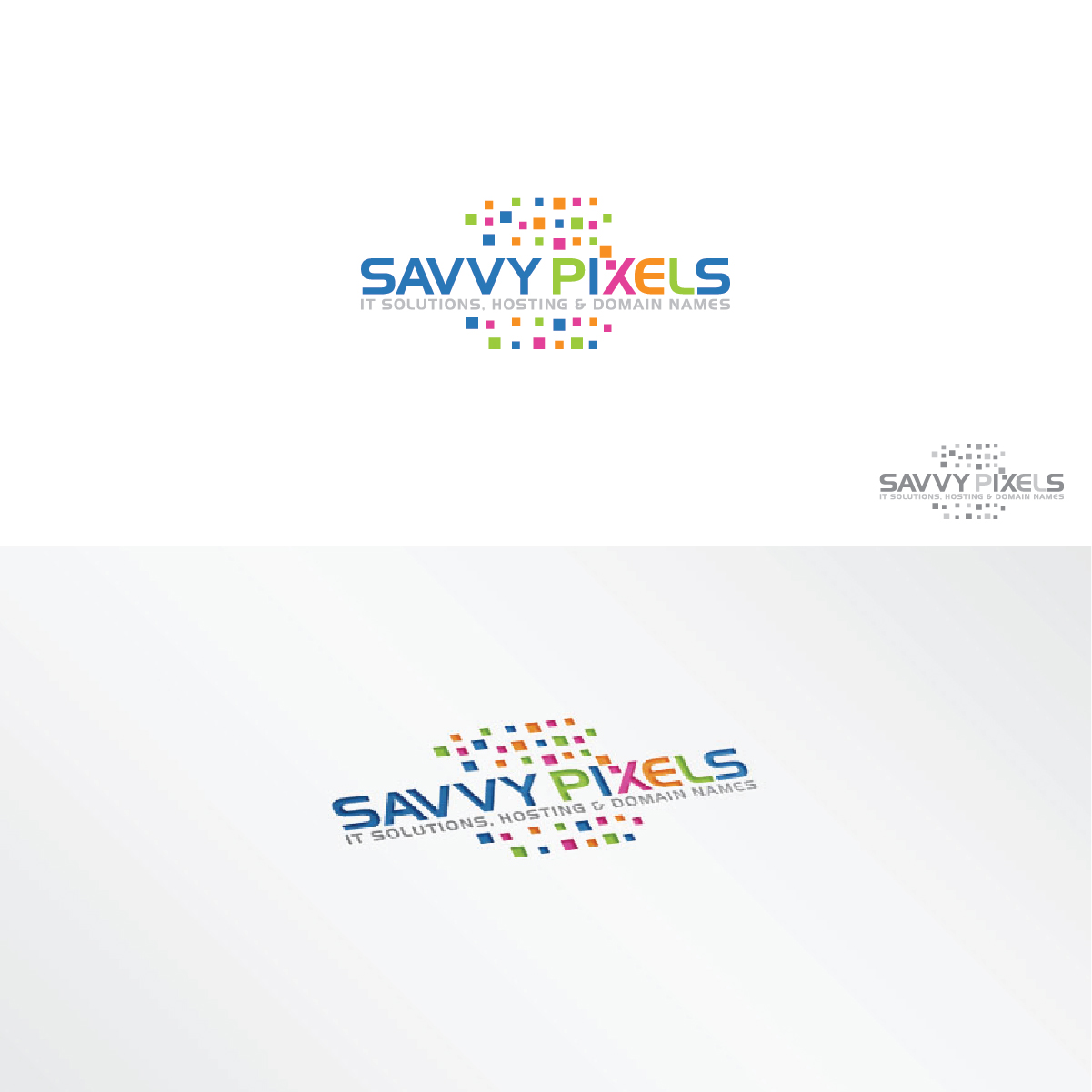 Logo-Design von 3Guys für Savvy Pixels | Design #16063742