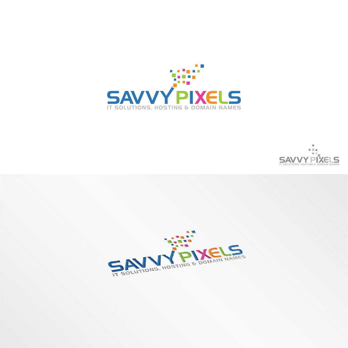 Logo Design by 3Guys for Savvy Pixels | Design #16063743