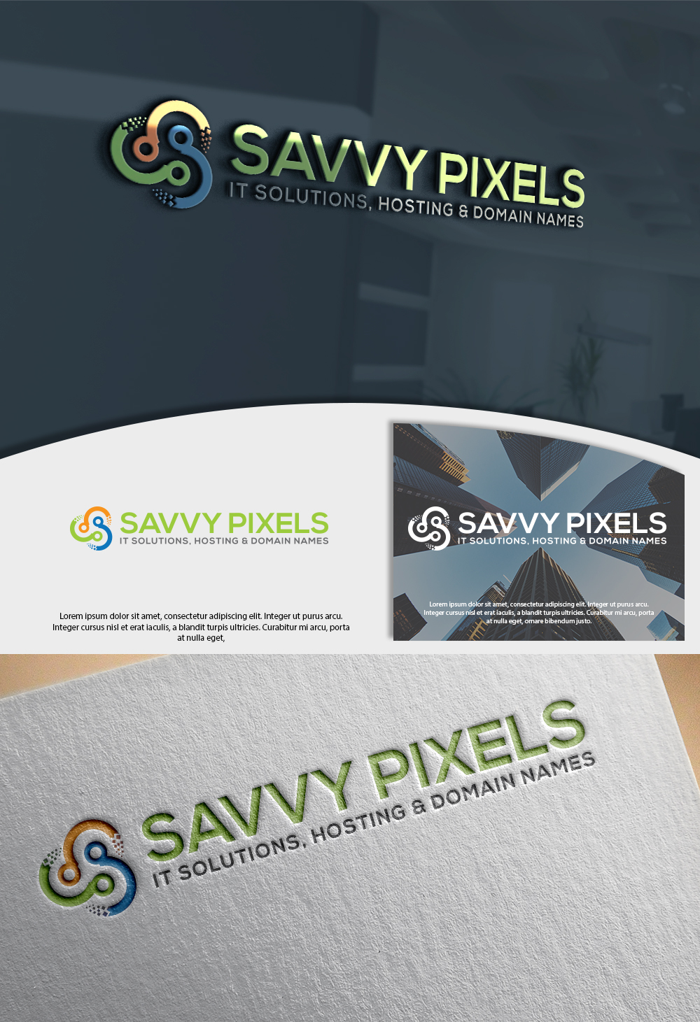 Logo Design by Renewable for Savvy Pixels | Design #16049911