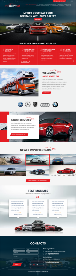 Web Design by CreativeIyke for Avigasa | Design #16095651