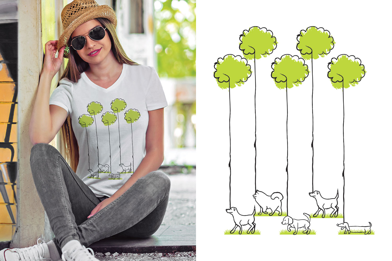 Diseño de Camiseta por Impressive Sol para Eco Aventuras Caninas | Diseño: #16123479