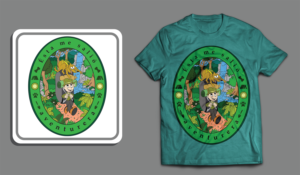 T-shirt Design by 8bit 2 for Eco Aventuras Caninas | Design #16154672
