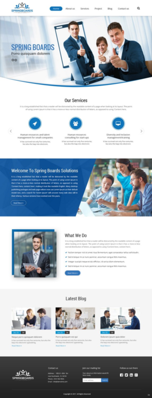 Web Design by pb for this project | Design: #16078009