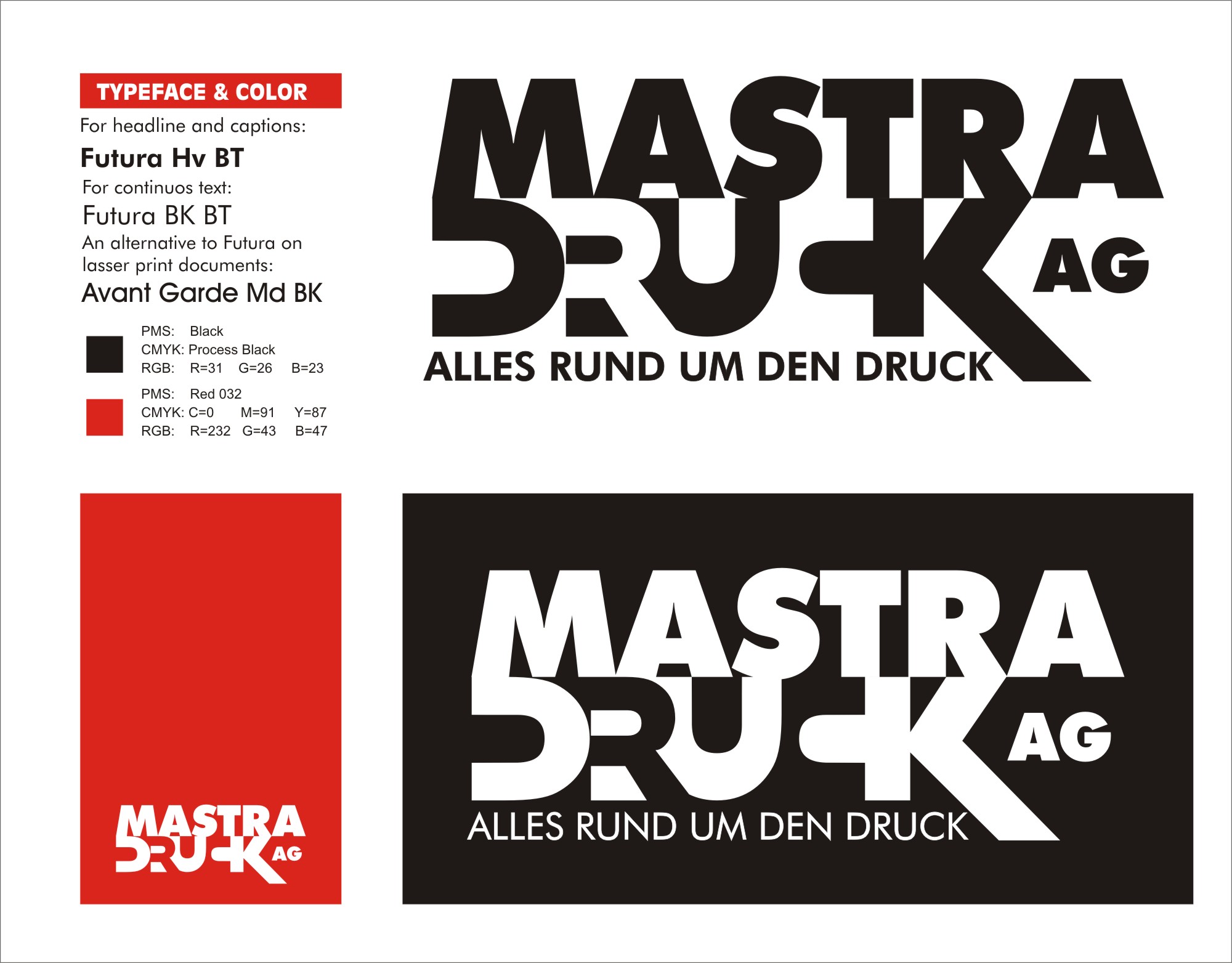 Logo-Design von Pedrink für Mastra Druck AG | Design #41650