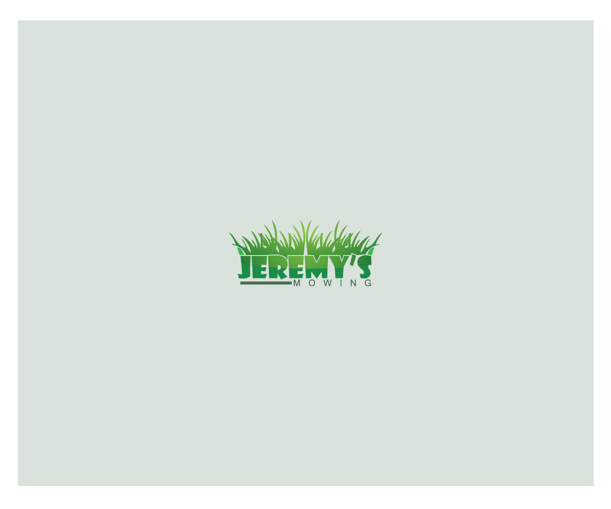 Logo-Design von peddy für Jeremy's Mowing | Design #16071047