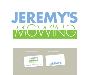 Logo-Design von w92n für Jeremy's Mowing | Design #16168188
