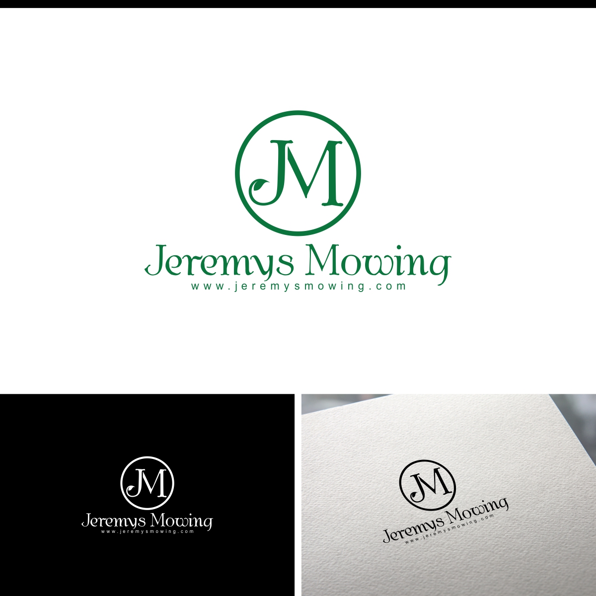 Logo Design by webeezine for Jeremy's Mowing | Design #16064033