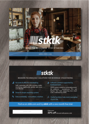 Trade fair STKTK business card 7” x 5” | Flyer-Design von Alexandar