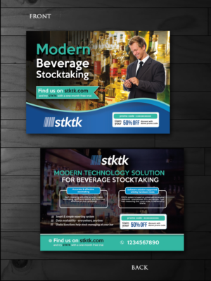 Trade fair STKTK business card 7” x 5” | Flyer Design by innovative earth