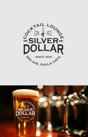 Logo-Design von Xyper_Design für Silver Dollar Cocktail Lounge | Design: #16282798