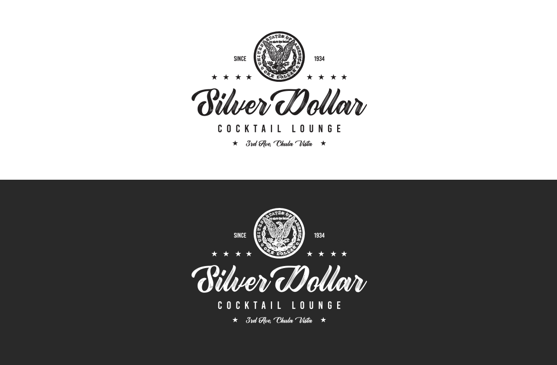 Logo Design by GLDesigns for Silver Dollar Cocktail Lounge | Design #16052936