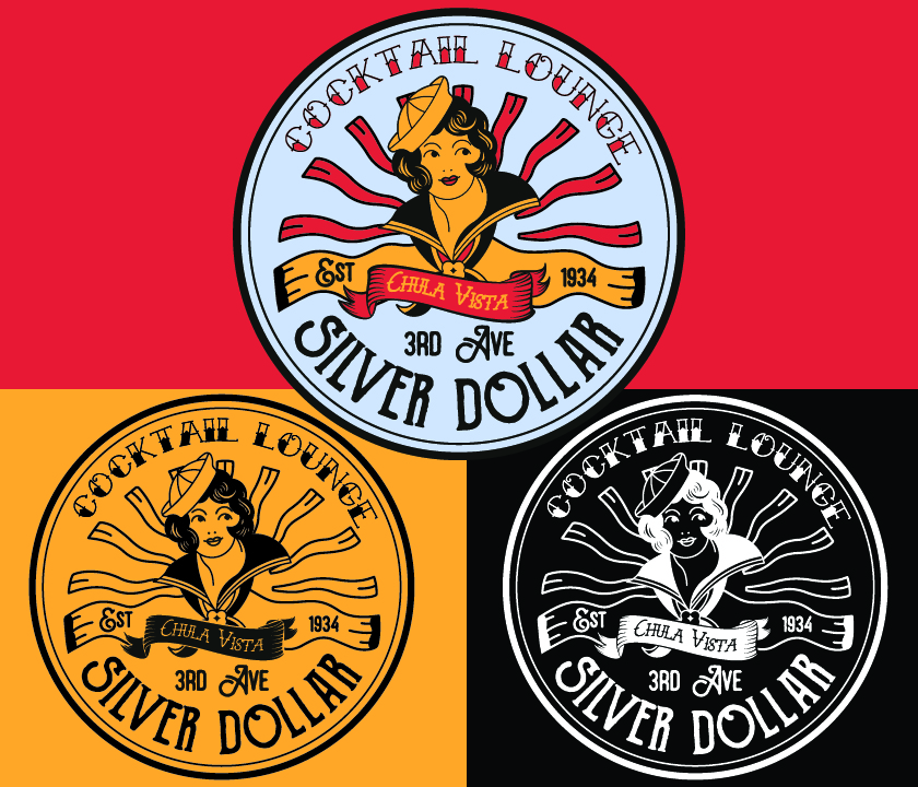 Diseño de Logo por barefootenko para Silver Dollar Cocktail Lounge | Diseño #16353518