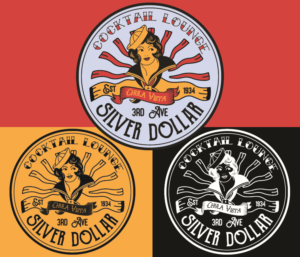 Diseño de Logo por barefootenko para Silver Dollar Cocktail Lounge | Diseño: #16353518