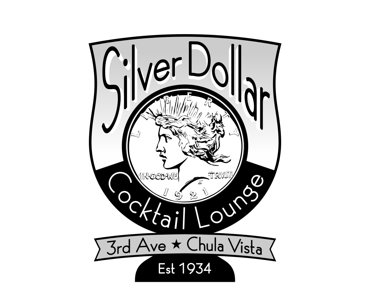 Logo Design by bojboga for Silver Dollar Cocktail Lounge | Design #16323121