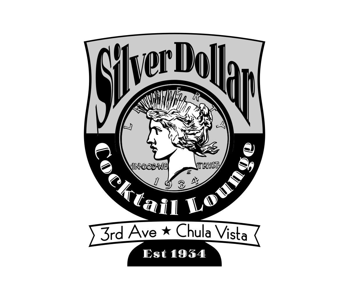 Logo Design by bojboga for Silver Dollar Cocktail Lounge | Design #16323460