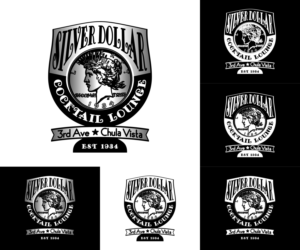 Logo-Design von bojboga für Silver Dollar Cocktail Lounge | Design #16358705