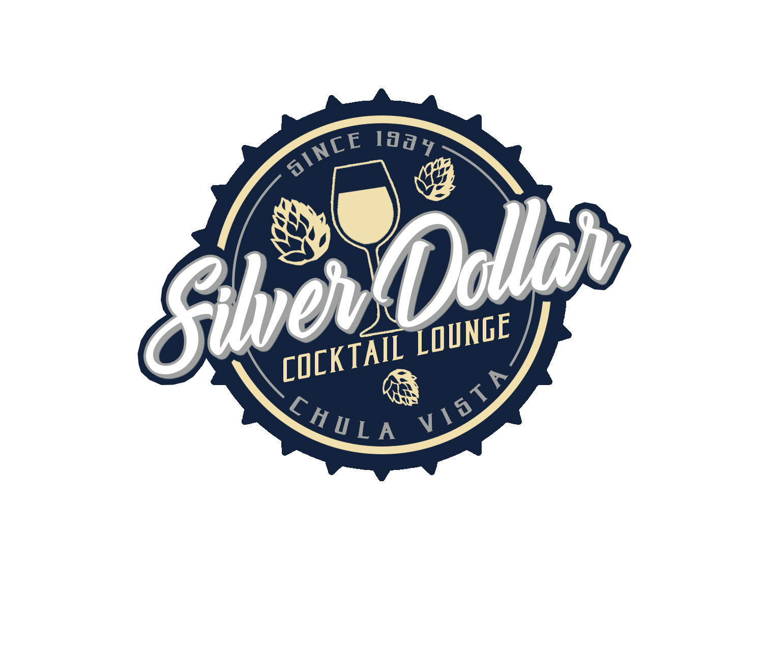 Logo Design by cvedesign for Silver Dollar Cocktail Lounge | Design #16256199