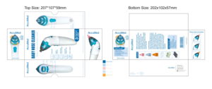 AccuMed Baby Nasal Aspirator (Baby Nose Cleaner) | Verpackungs-Design von Designer Mate