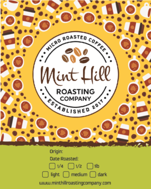 label design for coffee bean packaging | Design Emballage par falcon.wings