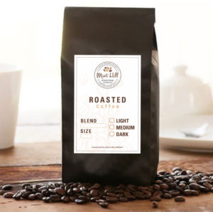 label design for coffee bean packaging | Design Emballage par fumbh.designs