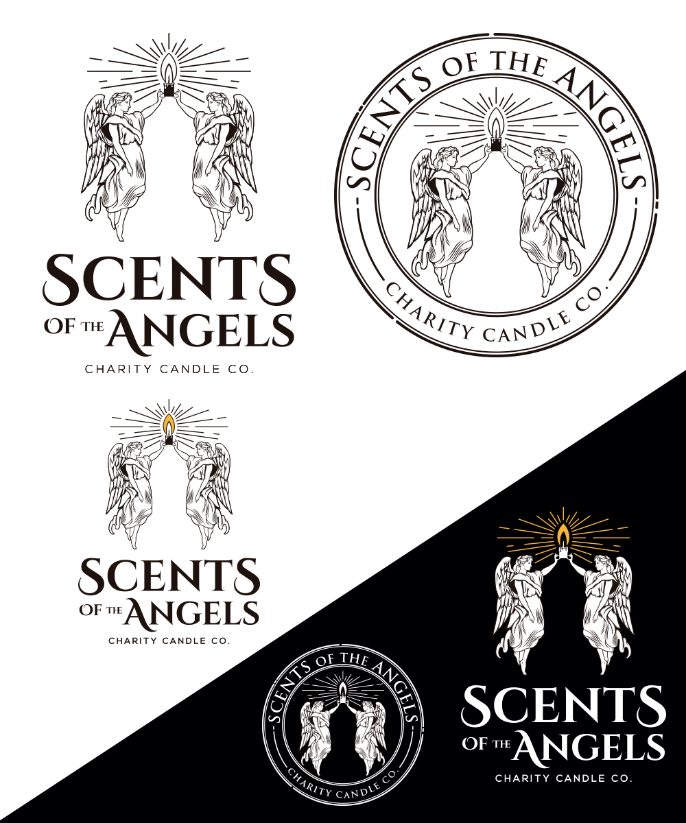Diseño de Logo por StudioD™ para Wick & Wine Candle Company | Diseño #16082677