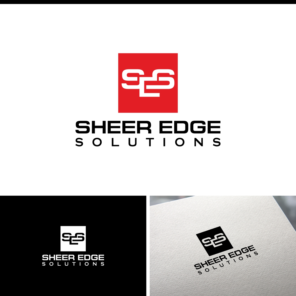 Logo Design by e-graphics for Sheer Egde Solutions  | Design #16070171