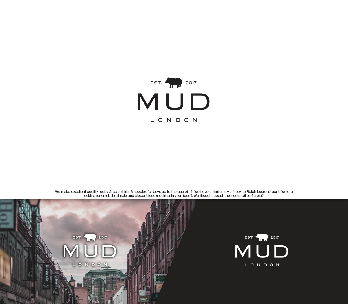 Logo Design by GBDESIGN for MUD LONDON | Design #16172177