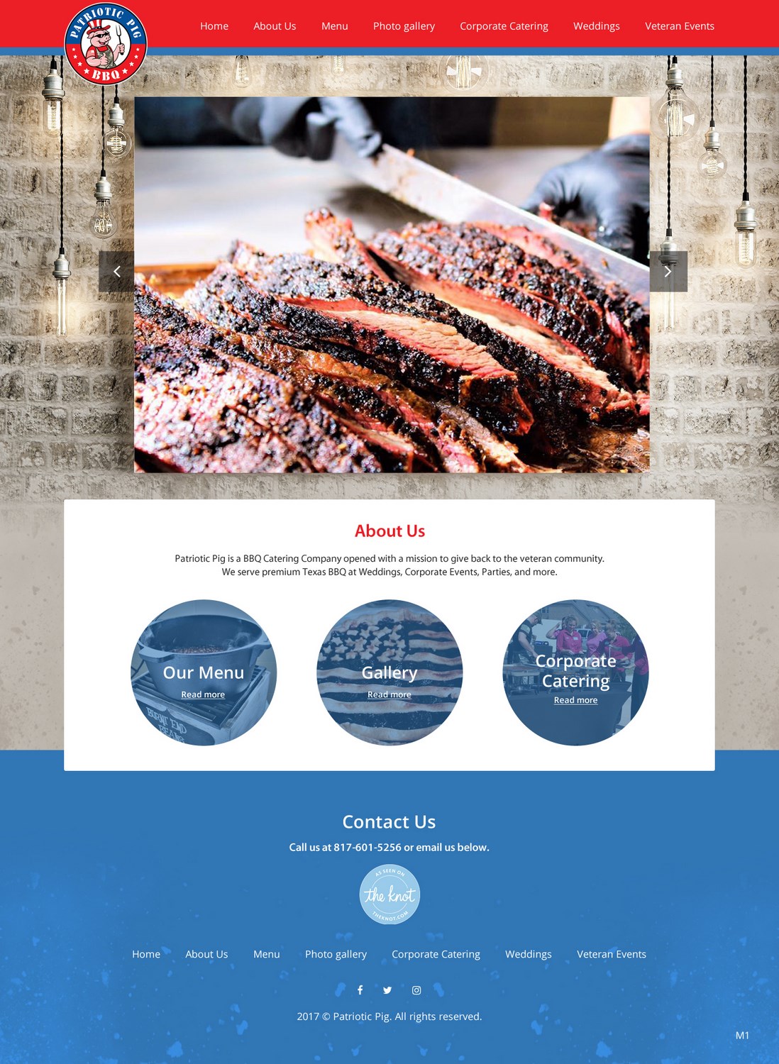 Diseño Web por pb para Patriotic Pig | Diseño #16077978