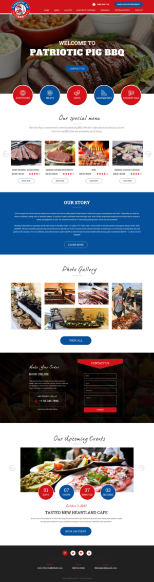 Web-Design von Dream Logo Design für Patriotic Pig | Design: #16075416
