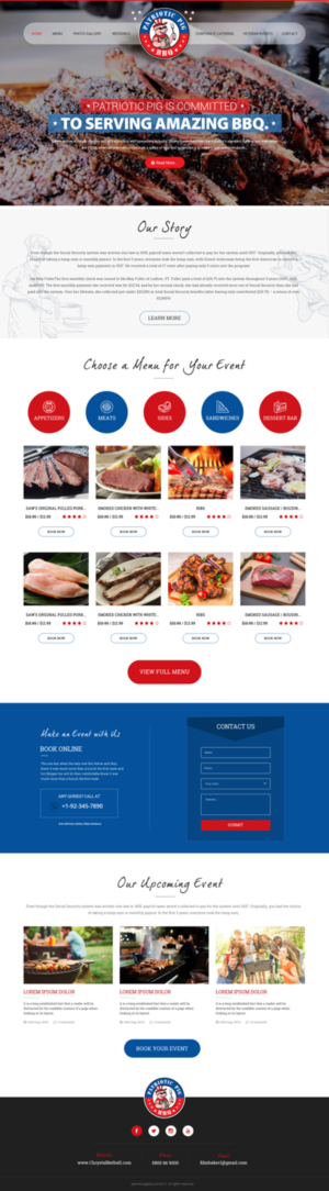 Web-Design von Dream Logo Design für Patriotic Pig | Design #16098004