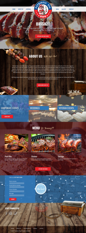 Web Design by CharaFathimalil for Patriotic Pig | Design: #16075209