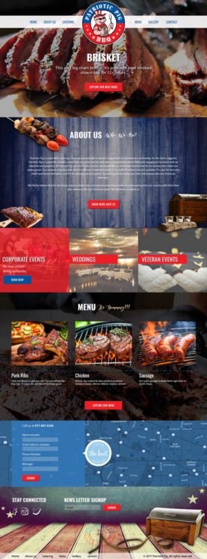 Web-Design von CharaFathimalil für Patriotic Pig | Design #16075616