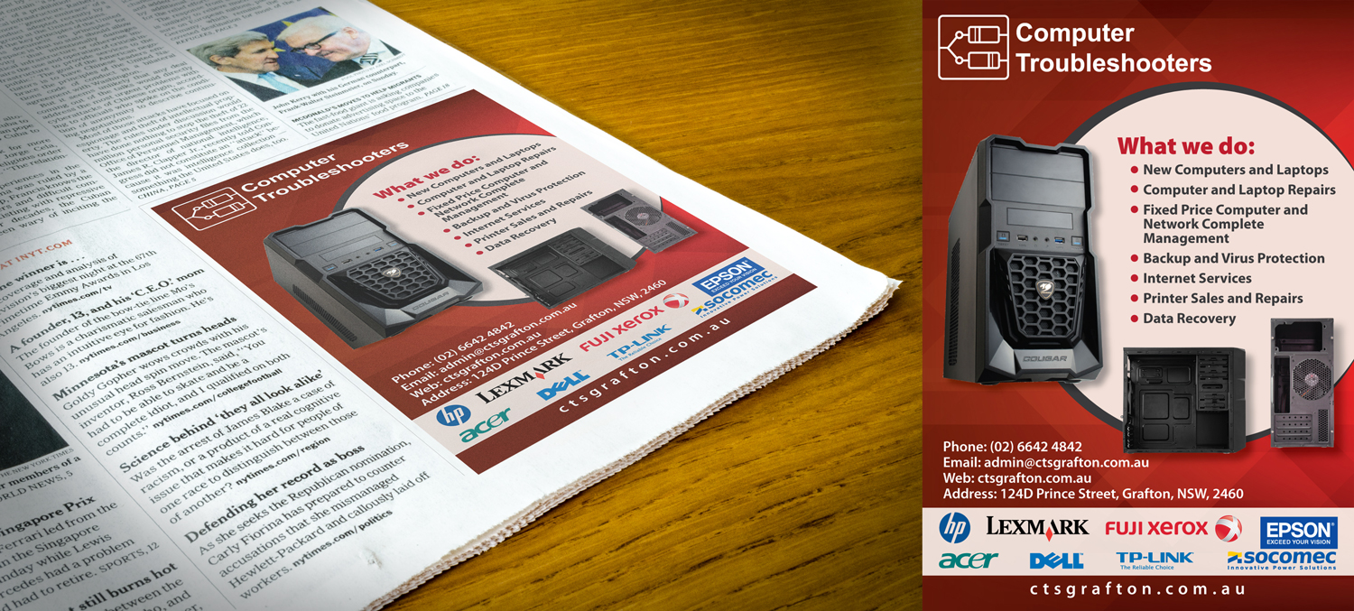Newspaper Ad Design by Impressive Solutions for this project | Design #16074778