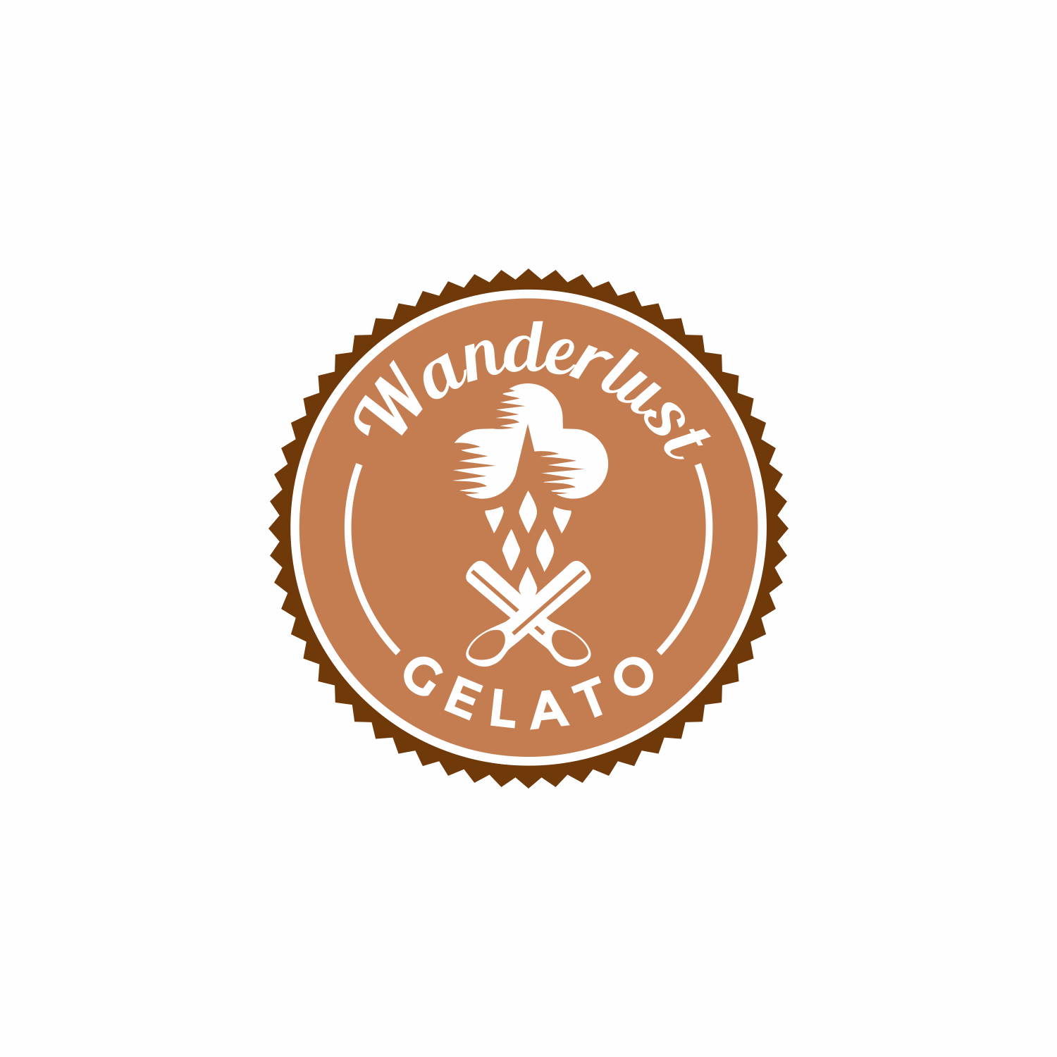 Logo Design by Khalik for Wanderlust Gelato | Design #16098354