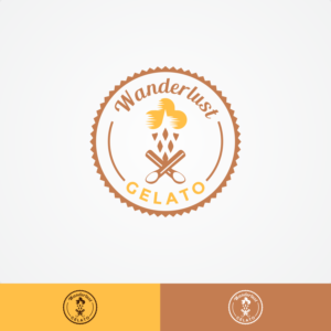 Diseño de Logo por Khalik para Wanderlust Gelato | Diseño: #16098404
