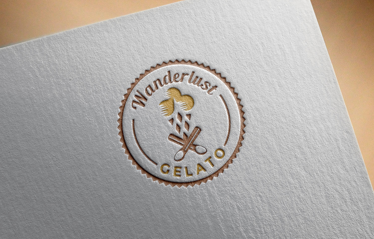 Logo Design by Khalik for Wanderlust Gelato | Design #16098415