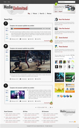 Wordpress Design by pb for this project | Design: #601065