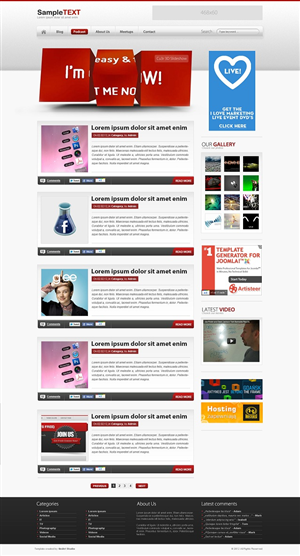 Wordpress Design by 4inArt Studio