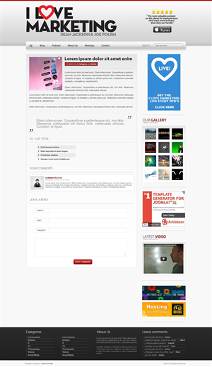 Wordpress Design by 4inArt Studio for this project | Design: #601719