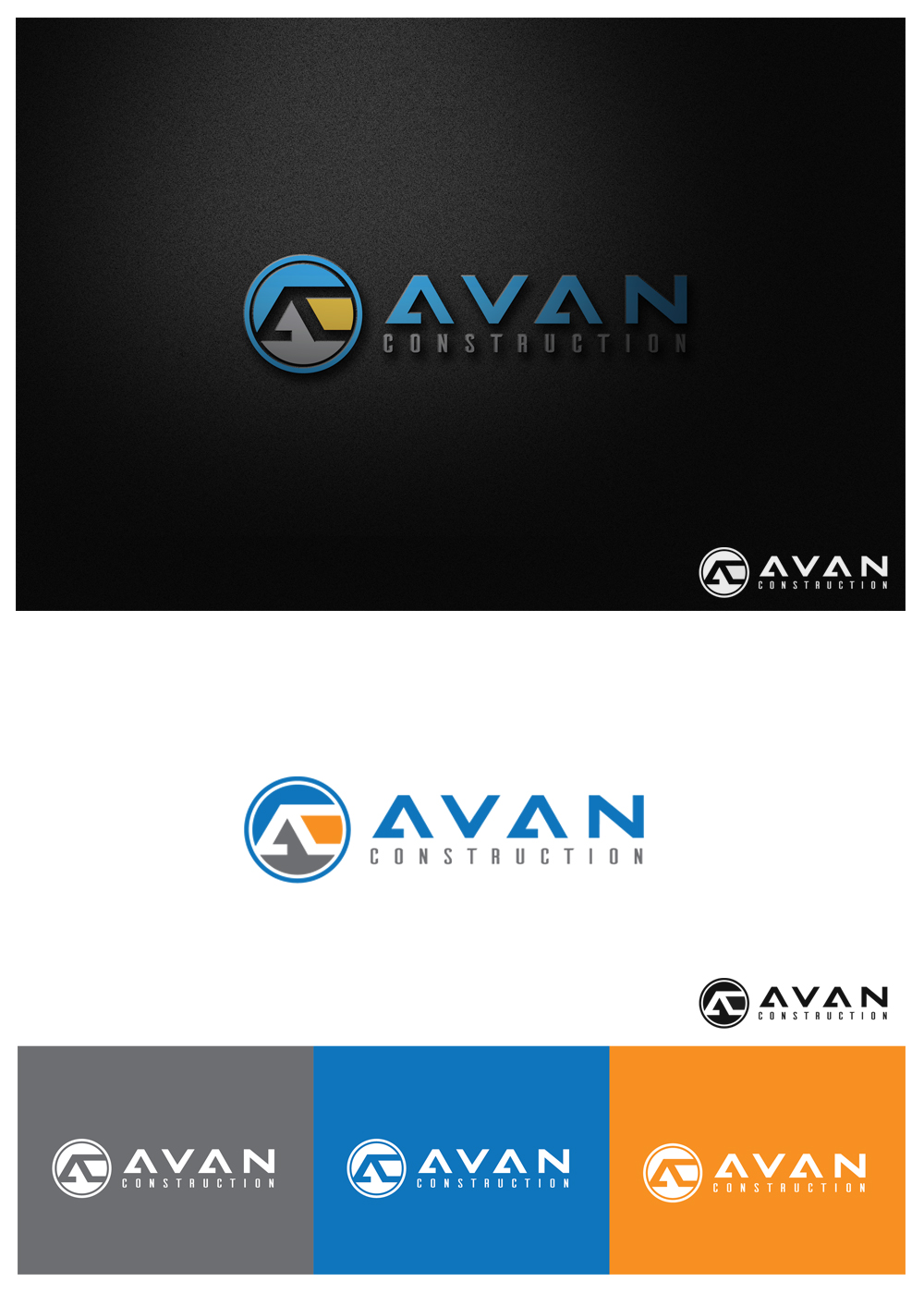 Logo Design by goranvisnjic82 for Avan Construction Inc | Design #16064741