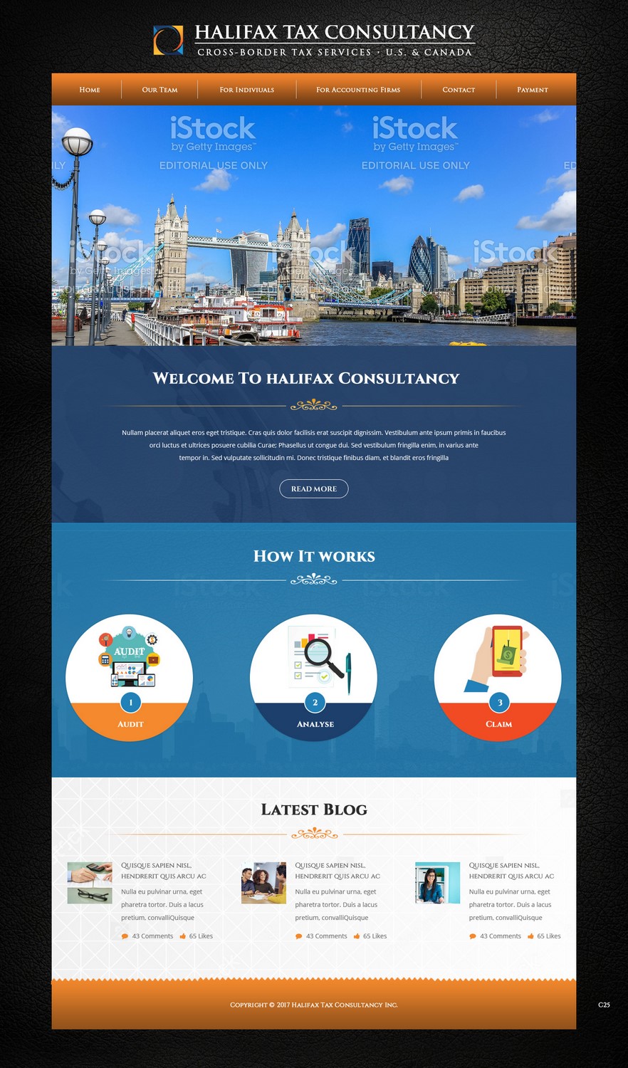 Web Design by pb for Halifax Tax Consultancy Inc. | Design #16077946