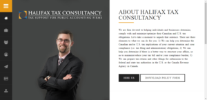 Web Design by Ashoke Roy for Halifax Tax Consultancy Inc. | Design #16147838