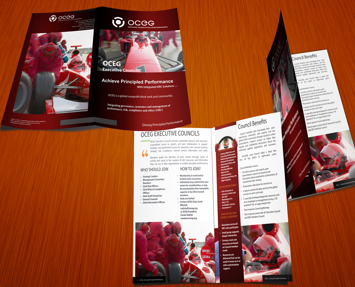 Broschüren-Design von Akaram Advertising für OCEG | Design #2636678