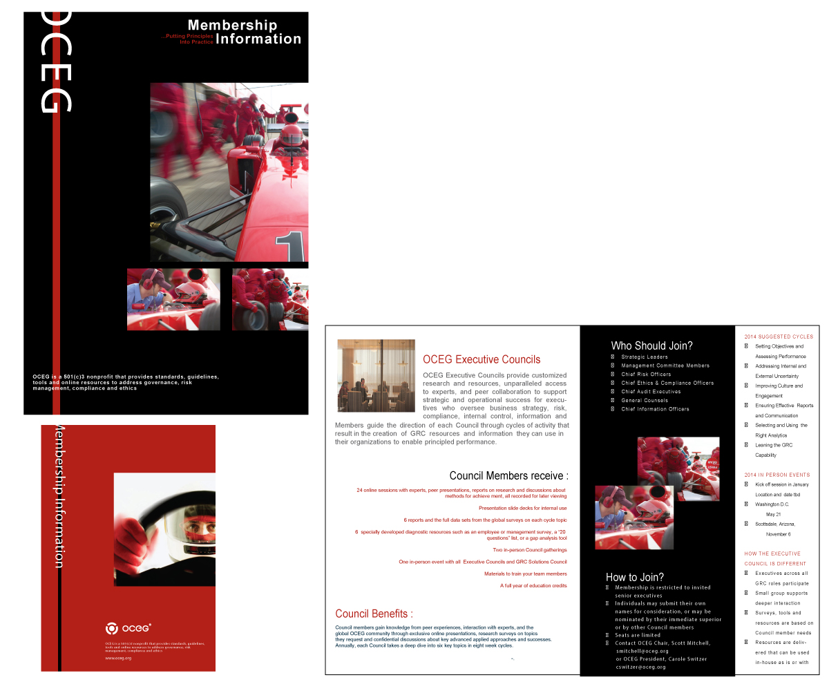Brochure Design by TedAtkinson for OCEG | Design #2630832