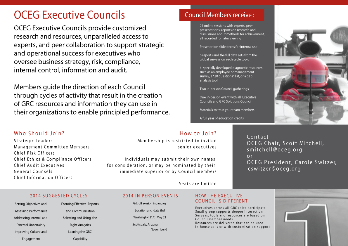 Brochure Design by TedAtkinson for OCEG | Design #2634303